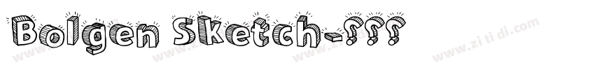 Bolgen Sketch字体转换
